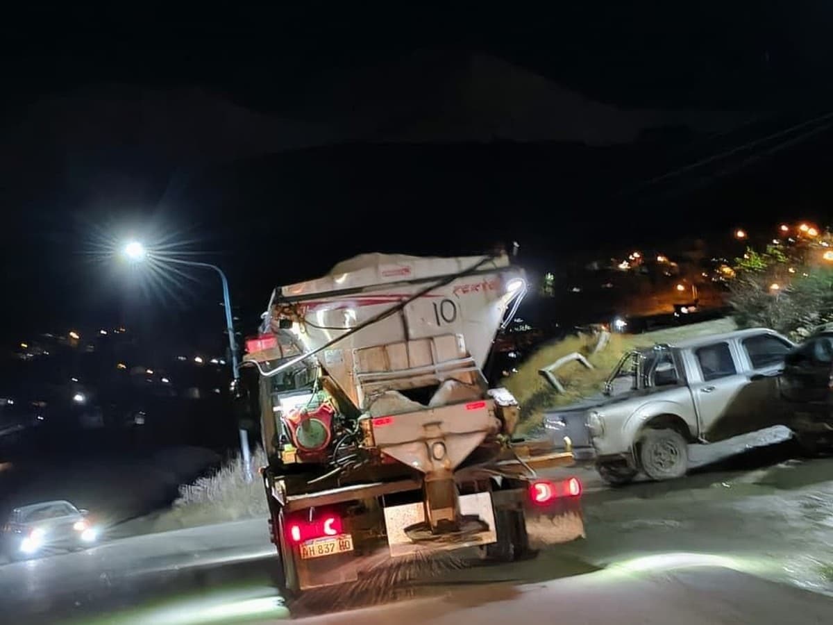 Municipio refuerza Operativo Invierno en Ushuaia