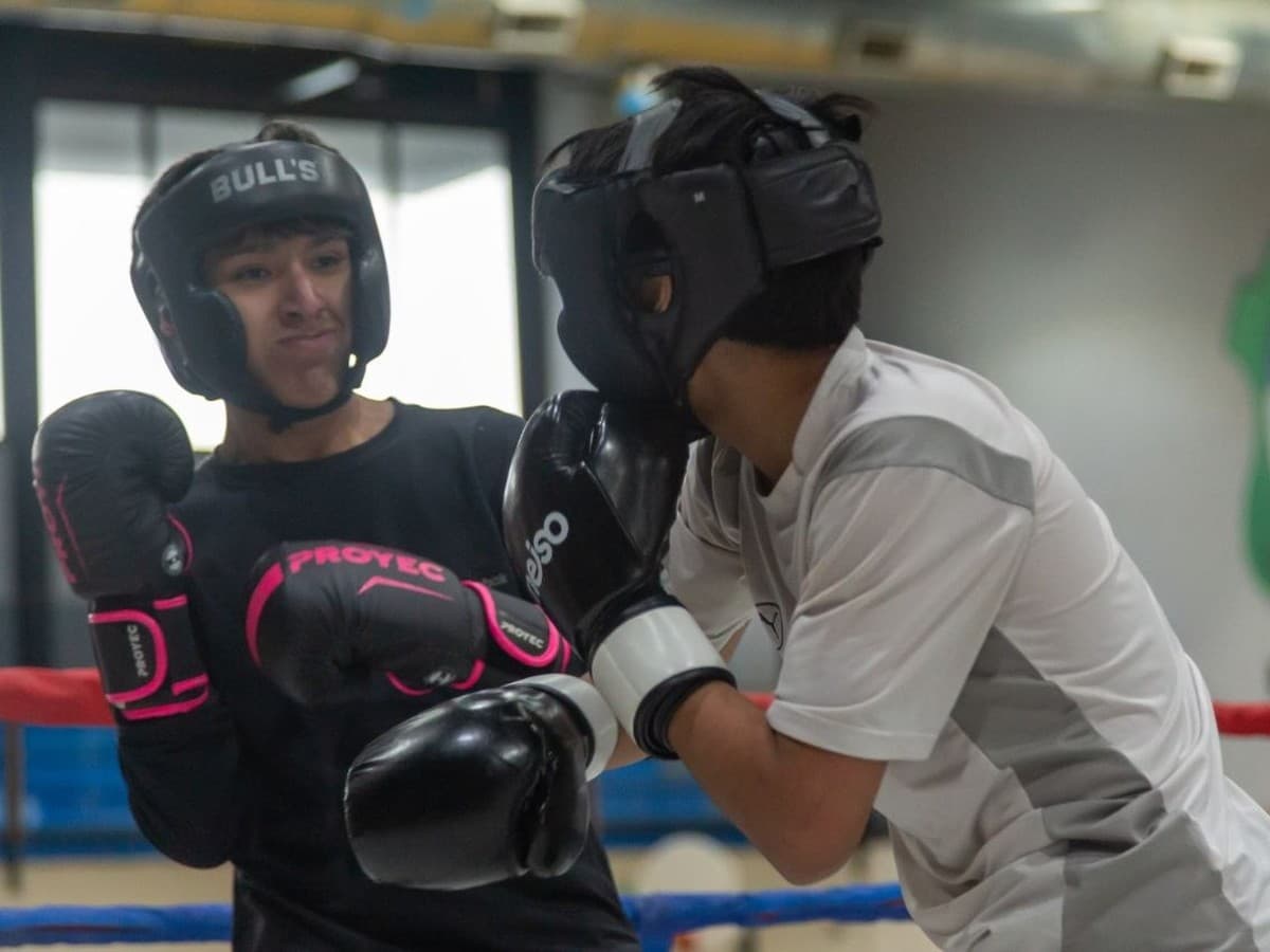 Encuentro de kickboxing y boxeo