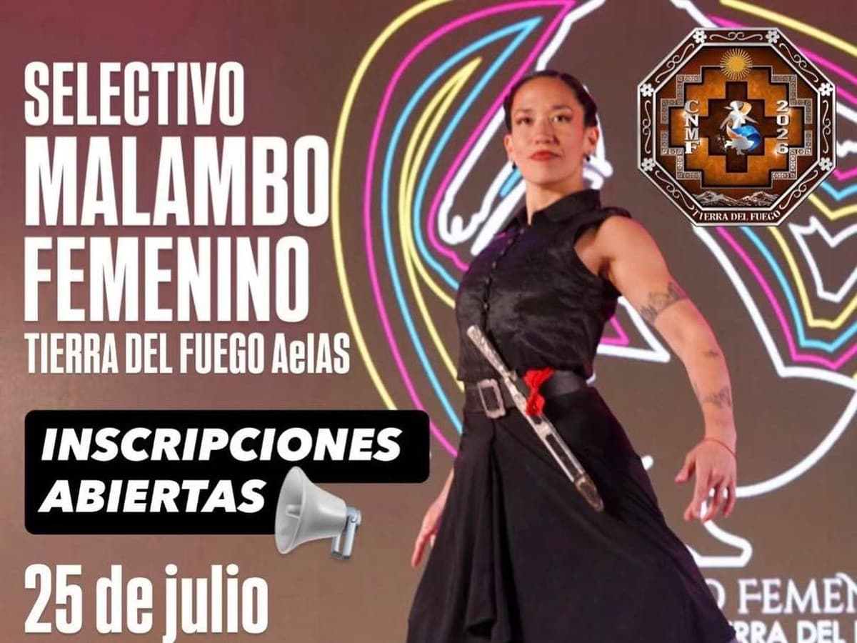 Tolhuin será sede del Selectivo Malambo Femenino